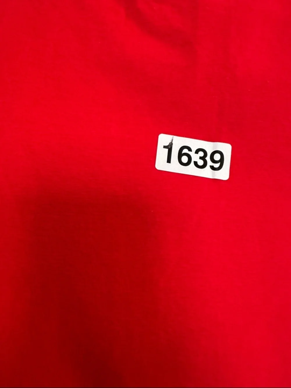 J. Crew Red New York Crew Pocket Logo Tee